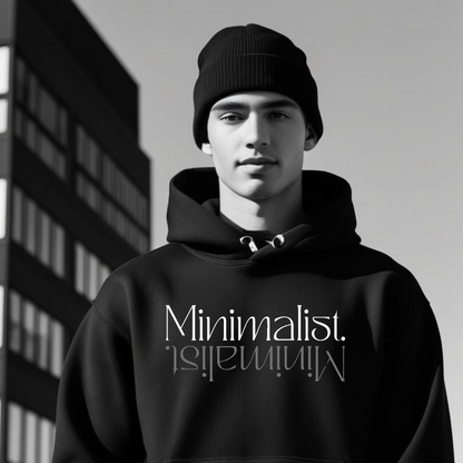 Minimalist Reflection Hoodie – Do Not Disturb Streetwear