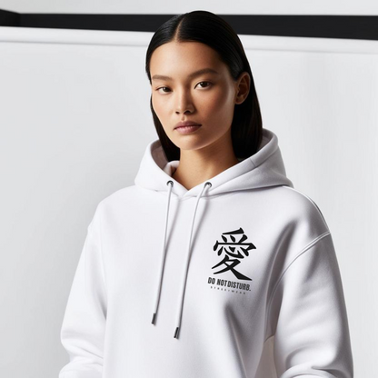 愛 (Ai) Graphic Hoodie – Do Not Disturb Streetwear