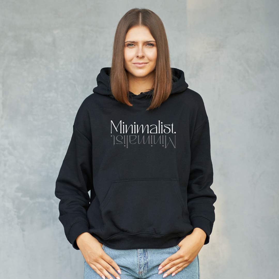 Minimalist Reflection Hoodie – Do Not Disturb Streetwear