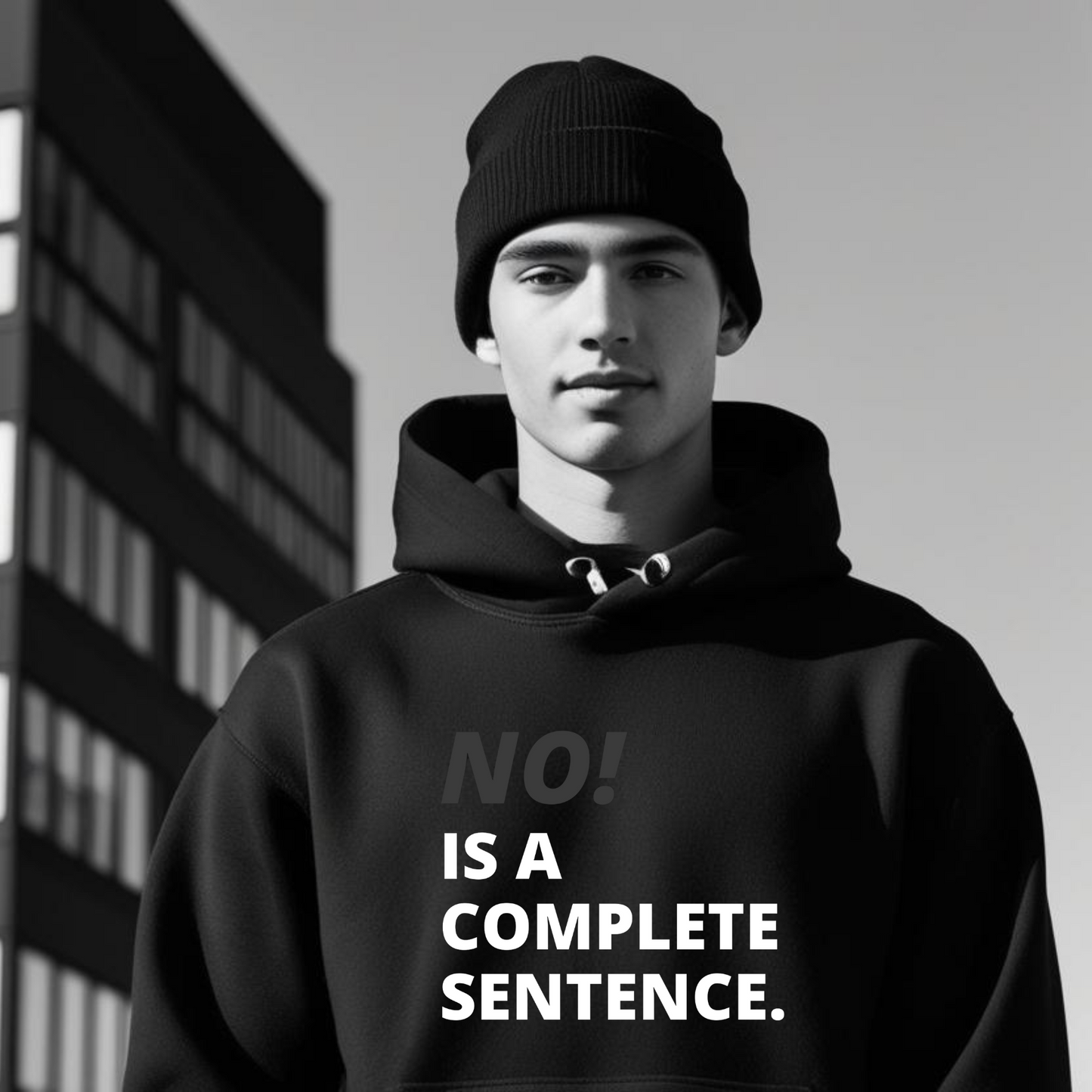 NO! Is a Complete Sentence Hoodie – Do Not Disturb Streetwear