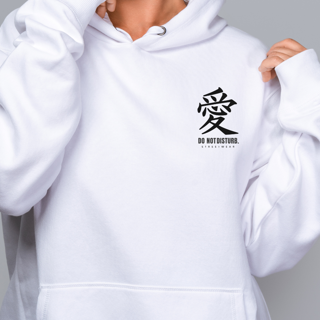 愛 (Ai) Graphic Hoodie – Do Not Disturb Streetwear