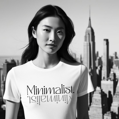 Minimalist Reflection T-Shirt – Do Not Disturb Streetwear