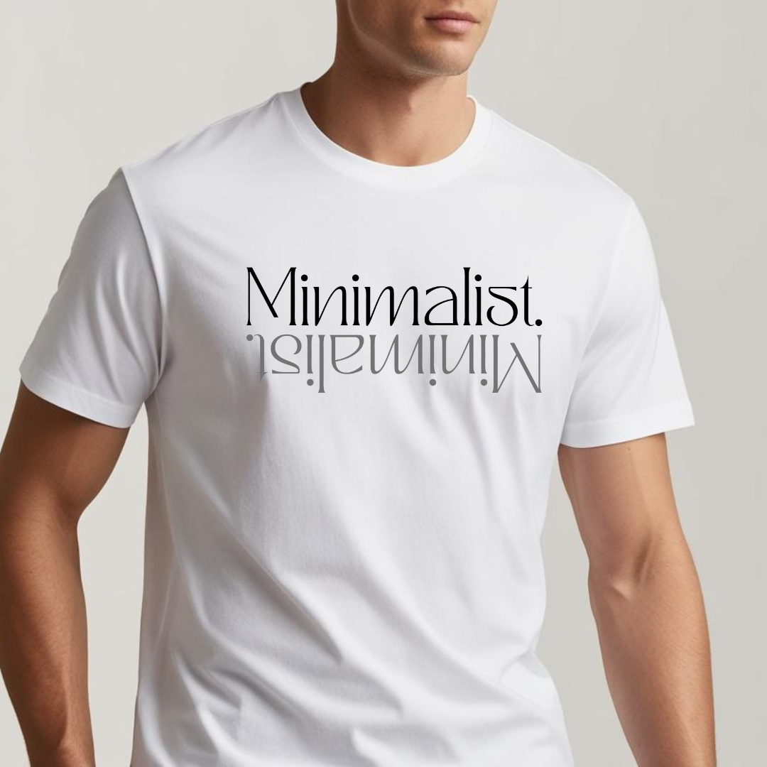 Minimalist Reflection T-Shirt – Do Not Disturb Streetwear