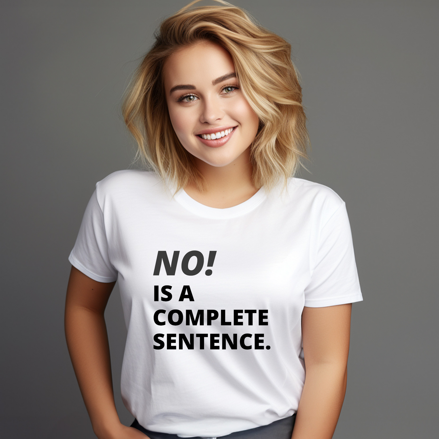 NO! Is a Complete Sentence T-Shirt – Do Not Disturb Streetwear