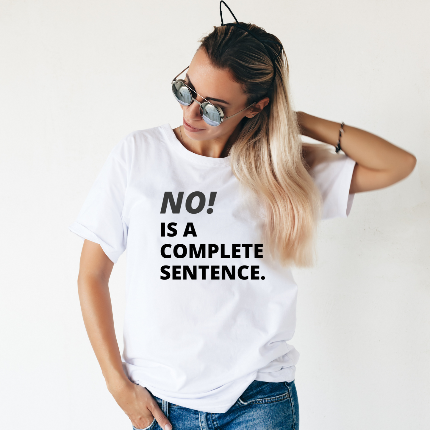 NO! Is a Complete Sentence T-Shirt – Do Not Disturb Streetwear