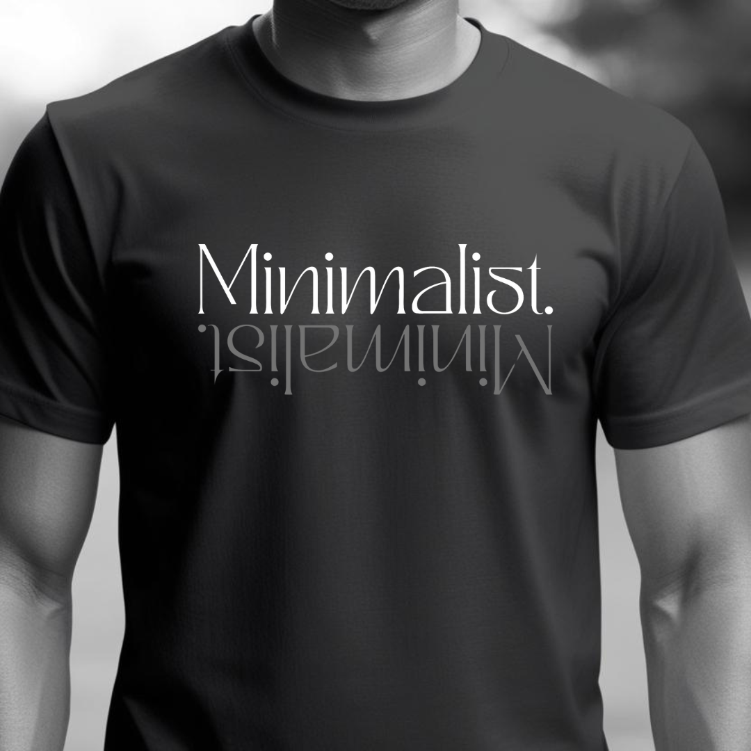 Minimalist Reflection T-Shirt – Do Not Disturb Streetwear